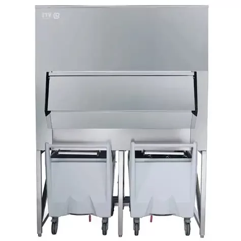 ITV Ice Makers — Ice transport system – Double cart SCD-1800